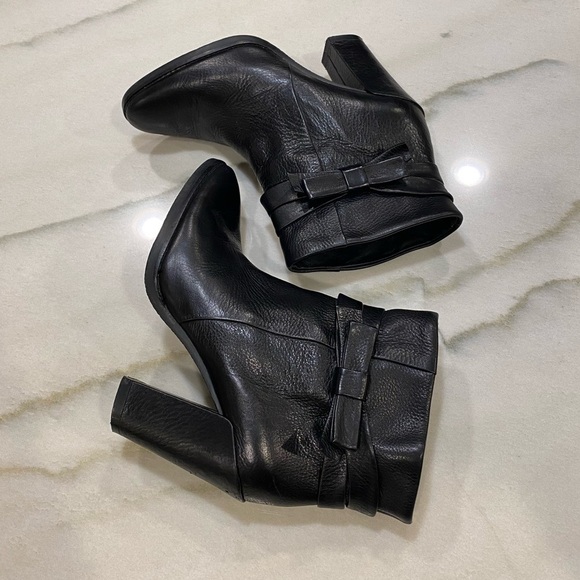 Kate Spade Boots Size 9 Black Leather - Picture 8 of 14